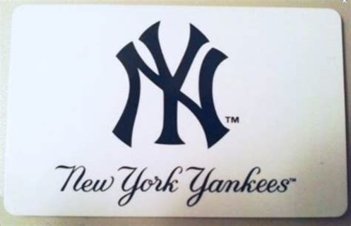 $100 NEW YORK YANKEES STADIUM GIFT SHOP GIFTCARD $100.00 PHYSICAL GIFT CARD