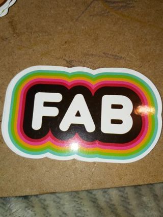 Cool new big vinyl lap top sticker no refunds regular mail very nice quality