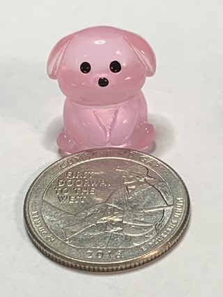 PUPPY~#3~LIGHT PINK~1 PUPPY ONLY~GLOW IN THE DARK~FREE SHIPPING!