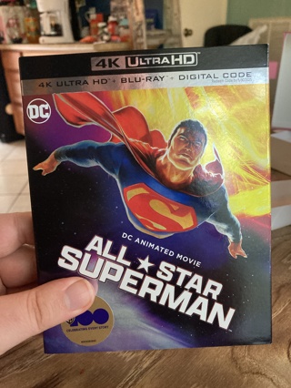 0 All Star Superman 4k Ultra Hd Blu Ray DC Animated Movie - Digital Code ONLY