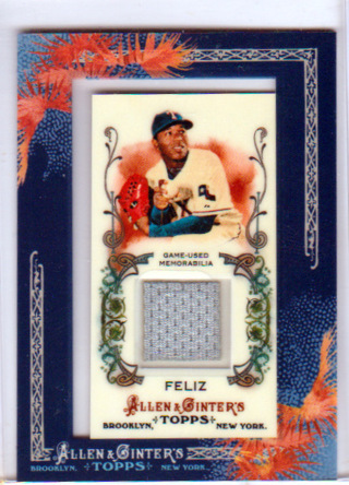 Neftali Feliz, 2011 Topps A&G RELIC Framed Mini Card #AGR-NF,Texas Rangers, (L2