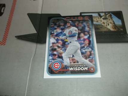 2024 Topps Series 1    Patrick Wisdom  card  #   328    Chicago Cubs 