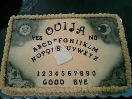 Ouija Board Cake