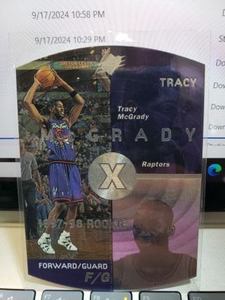 1997-1998 Upper deck SPX Tracy mcgrady rookie Card