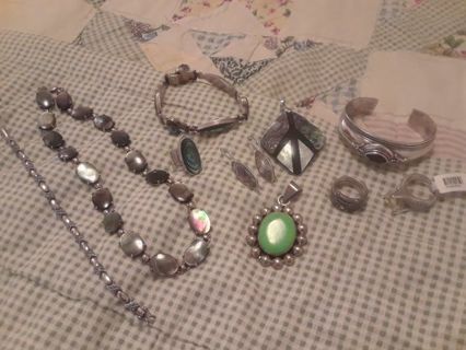 《《 Quality 10 Piece Sterling Jewelry Lot 》》