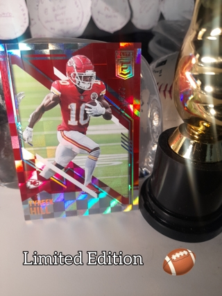 Tyreke Hill Limited Edition #D 003/399 Squares Red