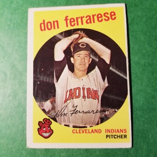 1959 - TOPPS BASEBALL CARD NO. 247 - DON FERRARESE - INDIANS