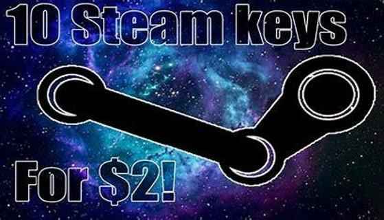 10 Random Steam Game Keys!