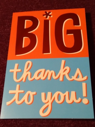 Greeting Card - BIG thanks to you! 