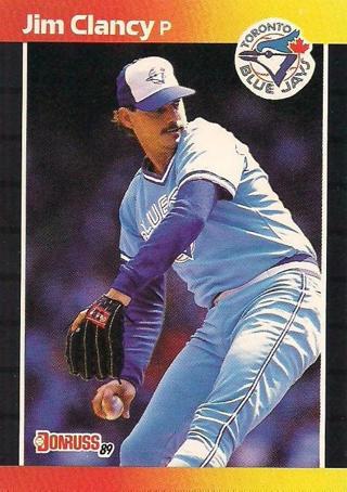 Jim Clancy 1989 Donruss Toronto Blue Jays