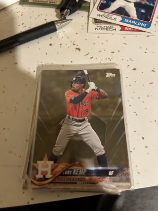 2018 topps update tony kemp  /2018