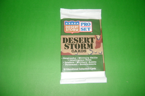 Desert Storm Trading cards 2 Packs