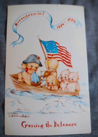 Vintage Bicentennial Crossing the Delaware Postcard - Unused