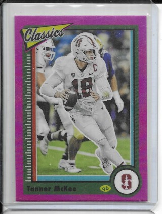 Tanner McKee 2023 Chronicles Draft Classics Premium Pink #13