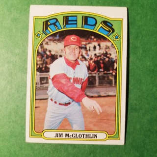 1972 - TOPPS BASEBALL CARD NO. 236 - JIM McGLOTHLIN - REDS