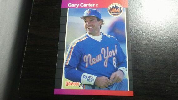 1989 DONRUSS GARY CARTER NEW YORK METS BASEBALL CARD# 53
