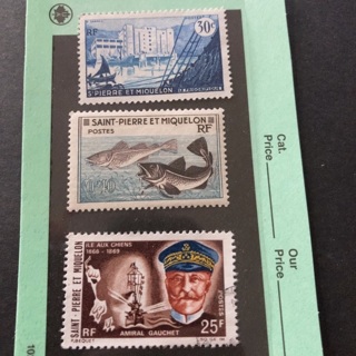 Saint Pierre de Miquelon stamp set 