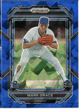 2023 Panini Mark Grace Blue Ice