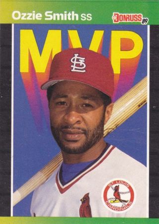 Ozzie Smith 1989 Donruss MVP St. Louis Cardinals