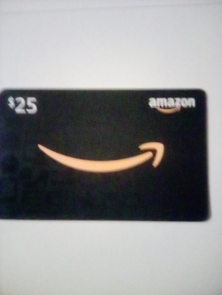 Amazon e-gift card for $25.00