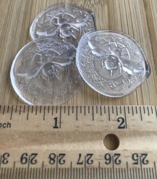 Faux Wax Seals Honey Bee 3D Realistic Clear Scrapbook Supplies Gifting Crafting