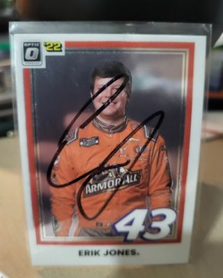 Nascar Eric Jones autographed card 2022 Winner