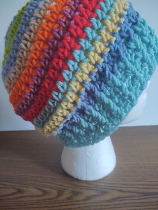 Hand Crocheted Slouch Hat 