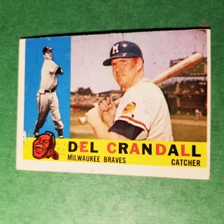 1960 - TOPPS BASEBALL CARD NO. 170 - DEL CRANDALL - BRAVES