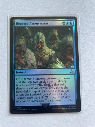 MTG Become Anonymous Foil U 0014 Universes Beyond: Assassin's Creed Magic