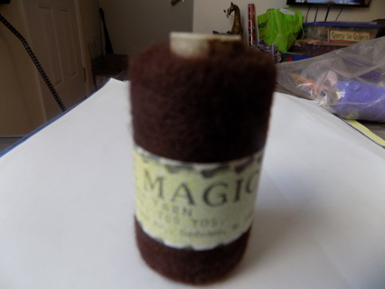 New Roll Needle magic punch craft yarn dark brown