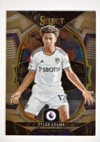  22-23 Panini Select Premier League Soccer #49 Tyler Adams - Leeds United Football Card