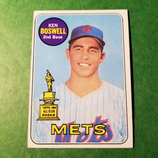 1969 - TOPPS BASEBALL CARD NO. 402 - KEN BOSWELL ROOKIE ALLSTAR - METS