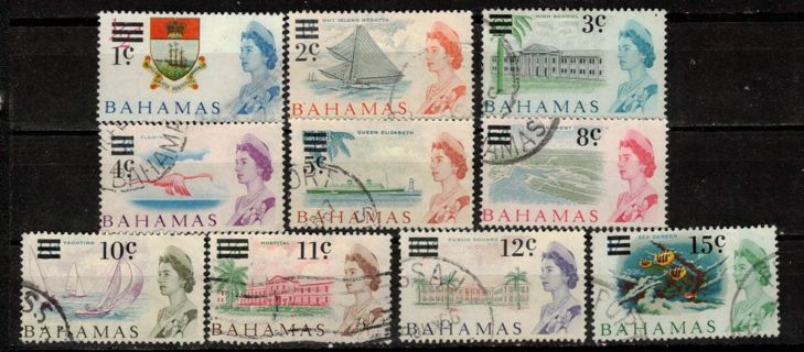 Bahamas Queen Elizabeth Overprints