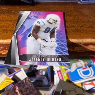 2022 sage Jeffery gunter football card 