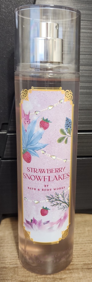 NEW - Bath & Body Works - "Strawberry Snowflakes" Fine Fragrance Mist - 8 fl oz