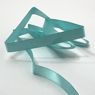 Aqua Satin 3/8” Wide Ribbon 