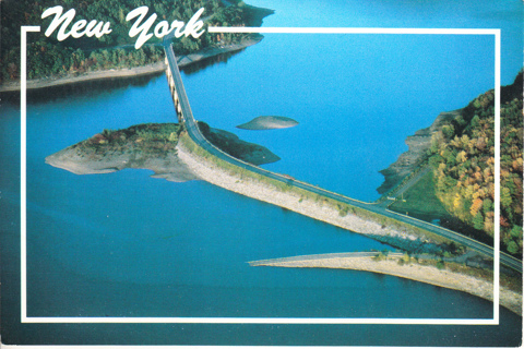 Vintage Postcard Cannonville Dam, NY