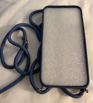 Brand New Blue iPhone 13 Case With Lanyard. CC / ID Holder Slot Included