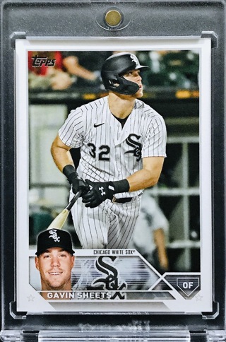 Gavin Sheets - 2023 Topps Advanced Stats #132 - Chicago White Sox (248/300) [AA018]