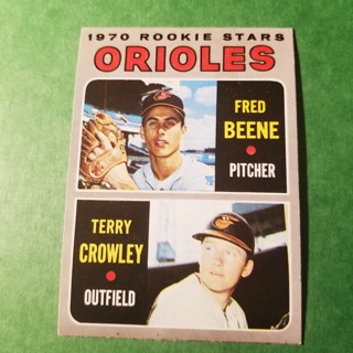 1970 - TOPPS BASEBALL CARD NO. 121 - 1970 ROOKIE STARS - ORIOLES