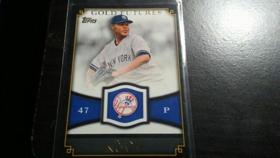 2012 TOPPS GOLD FUTURES IVAN NOVA NEW YORK YANKEES BASEBALL CARD# GF-23