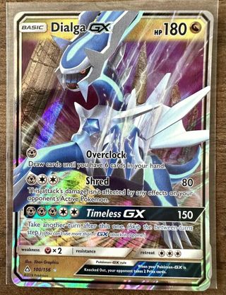 Pokémon Dialga GX Ultra Prism 100/156 Holo Ultra Rare