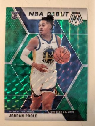 2019-20 Jordan poole rookie card