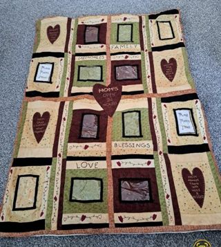 Country, Rustic, QUILTED, MOM, WALL HANGING