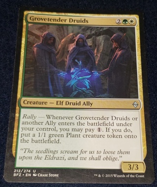 MTG ✨ Grovetender Druids - (U) 212/274 Battle for Zendikar (BFZ) ✨ Magic the Gathering (2015)