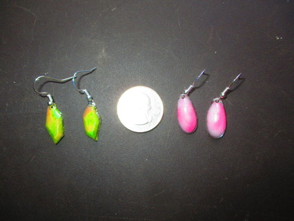 2nd Attempt 2 Pair Small Soft Resin Earrings Set B