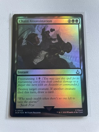 MTG Chain Assassination Foil U 0023 Universes Beyond: Assassin's Creed Magic