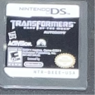 Transformers dark of the moon Ds game 