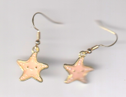 GP ENAMEL HAPPY STARFISH EARRINGS (PLEASE READ DESCRIPTION