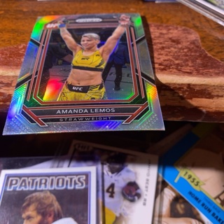 2023 panini prizm Amanda lemos rookie UFC wrestling card 